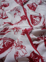 Women's Multicolor Cotton Mul Saree