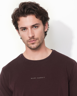 Men's Red Casual Regular Fit Solid Half Sleeves Tshirt