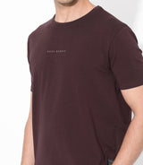 Men's Red Casual Regular Fit Solid Half Sleeves Tshirt