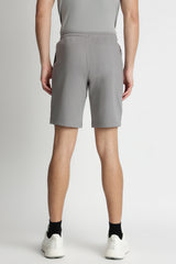 Men's Grey Casual Solid Shorts
