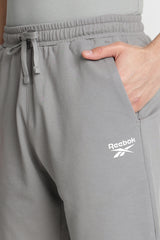 Men's Grey Casual Solid Shorts