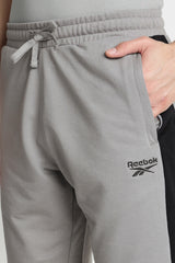 Men's Grey Casual Colorblocked Shorts