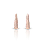 Women's Rosegold Glamour Around Hoops