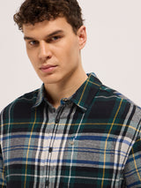 Men's Multicolor Casual Regular Fit Checked Full Sleeves Shirt