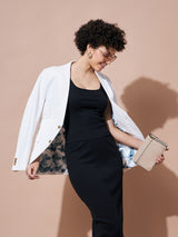 Women's Black Casual Regular Fit Solid Sleeveless Top