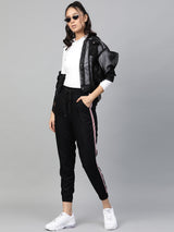 Women's White Casual Regular Fit Solid Full Sleeves Top