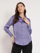 Women's Multicolor Casual Printed Regular Fit Full Sleeves Shirt