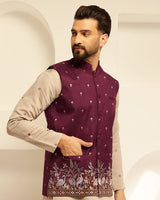 Men's Multicolor Embroidered Nehru Jacket