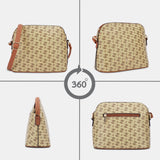 Women's Beige Casual Printed Sling Bag