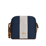 Women's Navy Blue Casual Colorblocked Sling Bag