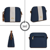 Women's Navy Blue Casual Colorblocked Sling Bag