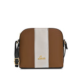 Women's Tan Casual Colorblocked Sling Bag