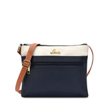 Women's Navy Blue Casual Colorblocked Sling Bag