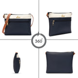 Women's Navy Blue Casual Colorblocked Sling Bag