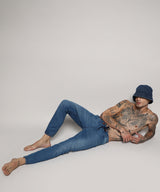 Men's Light Blue Cinched Hem Jeans