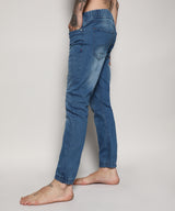 Men's Light Blue Cinched Hem Jeans