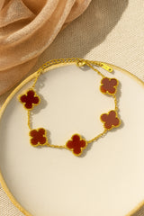 Women's Maroon Casual Bracelet
