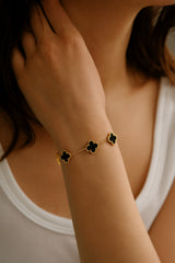 Women's Black Casual Bracelet