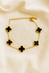 Women's Black Casual Bracelet