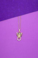 Women's Gold Casual Chain Pendant