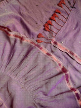 Women's Purple Mul Cotton Saree