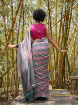 Women's Multicolor Slub Saree