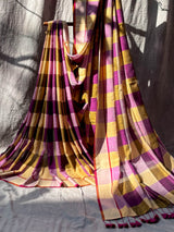 Women's Multicolor Cotton Slub Saree
