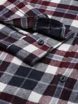 Men's Multicolor Casual Slim Fit Checked Full Sleeves Shirt