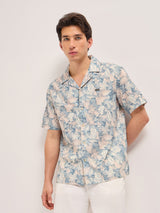 Men's Multicolor Casual Printed Regular Fit Half Sleeves Shirt