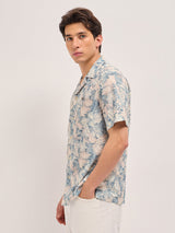 Men's Multicolor Casual Printed Regular Fit Half Sleeves Shirt