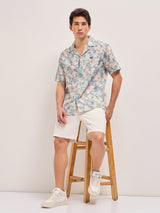 Men's Multicolor Casual Printed Regular Fit Half Sleeves Shirt