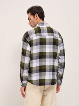 Men's Multicolor Casual Checked Regular Fit Full Sleeves Shirt