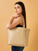 Women's Skin Faux Leather Tote Bag 18L