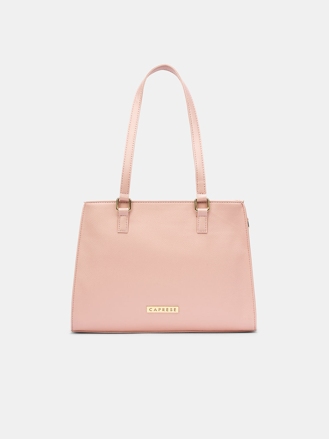 Women's Dull Pink Faux Leather Tote Bag 6L