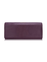 Women's Plum Faux Leather Tote Bag 9L