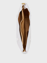 Women's Beige Faux Leather Tote Bag 13L