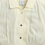 Girls Yellow Casual Half Sleeves Top