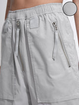 Women's Grey Casual Solid Regular Fit Trouser