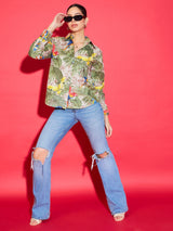 Women's Multicolor Casual Printed Regular Fit Full Sleeves Shirt