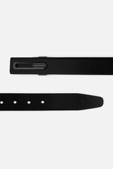 Men's Black Formal Leather Belt