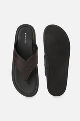 Men's Brown Casual Synthetic Sandal