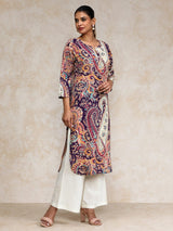 Women's Paisley Printed Three Quarter Sleeve Kurta