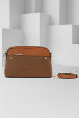 Women's Brown Casual Sling Bag