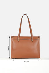 Women's Brown Casual Tote Bag
