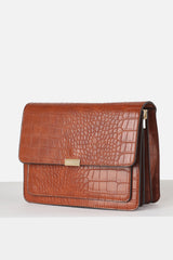 Women's Brown Casual Sling Bag