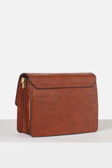 Women's Brown Casual Sling Bag