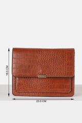 Women's Brown Casual Sling Bag