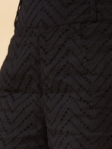 Women's Black Casual Regular Fit Solid Shorts