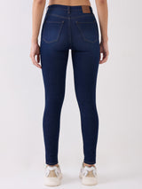 Women's Blue Casual Skinny Fit Jeans