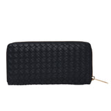 Women's Black Casual Solid Wallet